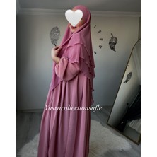 Yüsra Collection Ayrobin Elbise ve Kısa Sufle 2’li Takım