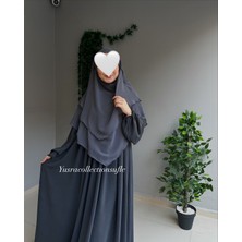 Yüsra Collection Ayrobin Elbise ve Kısa Sufle 2’li Takım