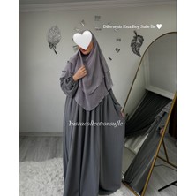 Yüsra Collection Ayrobin Elbise ve Kısa Sufle 2’li Takım