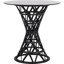 Retro Art Eiffel Masa Temperli Cam 70 cm