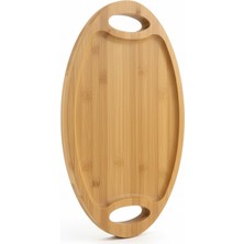 Berina Home Bambu Sunumluk ve Servis Tepsisi - Ahşap Tepsi - Bambu Kahvaltı Sunumluğu - Peynir Sunumluğu - Kahve Sunumluğu