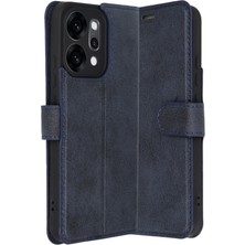 Sptrns Newface  Reno 14 Trend S Plus Kapaklı Kılıf - Lacivert