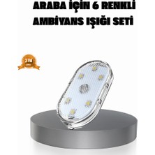 Zero Land Sptrns Manyetik Araba Içi Ambiyans LED Işık Seti – Kolay Montajlı ve Kablolara Gerek Yok