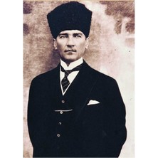 Atatürk Poster Bayrak 50X75