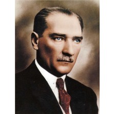 Atatürk Poster Bayrak 50X75