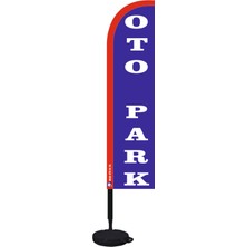 Oto Park Yelken Bayrak (75X400CM)