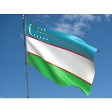 Özbekistan  Bayrağı 70X105 cm Uzbekistan Flag