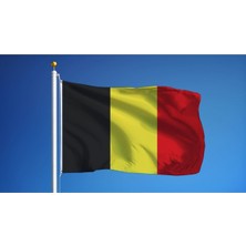 Belçika Gönder Bayrağı Raşel Kumaş (50 X75 Cm)