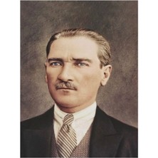 Atatürk Poster Bayrak 50X75 cm