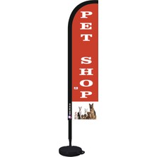Pet Shop Yelken Bayrak (75X400CM)