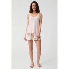 Catherine's Yumuşak Dokulu Askılı Kadın Şort Takım 2817