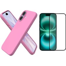 Coolacs Apple iPhone 17 Uyumlu Içi Kadife Lansman Kılıf ve Seramik Tam Kaplayan Cam Ekran Koruyucu