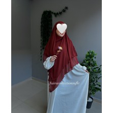 Yüsra Collection Ayrobin Elbise ve Uzun Sufle 2’li Takım Kombin