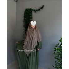 Yüsra Collection Ayrobin Elbise ve Uzun Sufle 2’li Takım Kombin