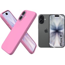 Coolacs Apple iPhone 17 Uyumlu Içi Kadife Lansman Kılıf ve Mat Seramik Tam Kaplayan Cam Ekran Koruyucu