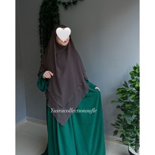 Yüsra Collection Ayrobin Elbise ve Uzun Sufle 2’li Takım Kombin