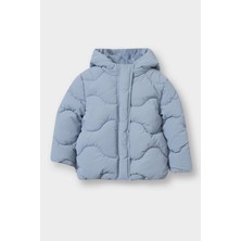 DeFacto Kapüşonlu Fermuarlı Kapitoneli Şişme Mont Kız Bebek F4823A525WN