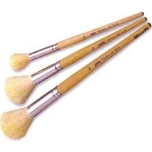 Pebeo 758 AL Ponpon Fırça - Beyaz Keçi Kılı No: 16