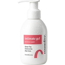Cosmolive Intim Yıkama Jeli Genital Bölge Koku Giderici ve Batık Giderici Aloe Vera & Papatya 300 ml
