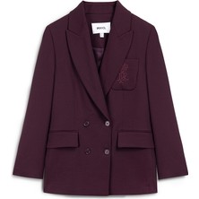 İpekyol Monogram nakış armalı blazer  IW6250106023035