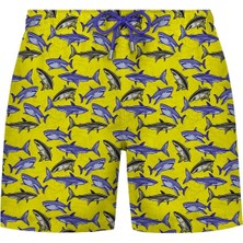 Bonitas Erkek Şort Köpek Balığı - Sarı 22701