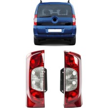 Peugeot Bipper Tek Kapılı 2008-2019 Uyumlu Sağ + Sol Takım Arka Stop Lambası 2 Adet Duysuz 6351.JH