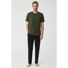 First Touch Yumuşak Dokulu Kısa Kol Erkek Pijama Takım FT707