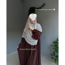 Yüsra Collection Ayrobin Elbise ve Kısa Sufle 2’li Takım Kombin