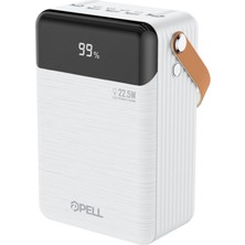 Pell PL-F24 80.000 Mah. 22.5W Turbo Şarj Powerbank LED Işıklı