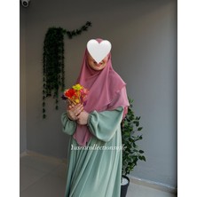 Yüsra Collection Ayrobin Elbise ve Kısa Sufle 2’li Takım Kombin