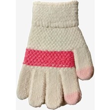 Abarta Kız Çocuk Örme Eldiven 6-12 Yaş