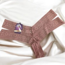 Papatya Komple Şerit Dantel Tanga Külot