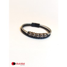 Redi Ridi Doğal Taş Deri Bileklik MODEL.6288