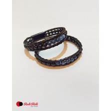 Redi Ridi Doğal Taş Deri Bileklik MODEL.6284