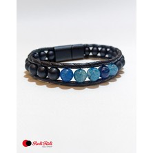 Redi Ridi Doğal Taş Deri Bileklik MODEL.6285