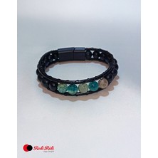 Redi Ridi Doğal Taş Deri Bileklik MODEL.6286