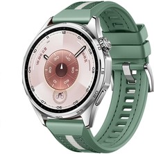 MobaxAksesuar Huawei Watch 3 / 3 Pro Kordon Lansman Kumaş Dikişli Silikon 102