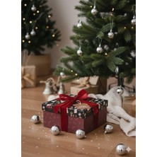 Dodomar Hediyelık Yılbaşı Kare Kutu Fable 22X22CM  No:5.5