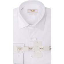 Mube Erkek Likralı Slim Fit Pamuk Gömlek