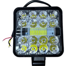İzipec Mini 16 LED Çalışma Lambası Beyaz Off-Road (Flaşlı) 48W (12-24V Çalışır) Br 301 05 93