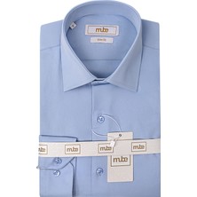 Mube Erkek Likralı Slim Fit Pamuk Gömlek