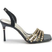 Nine West Ingrıd 5pr Siyah Kadın Topuklu Sandalet