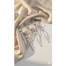 Mustran 6’lı Paslanmaz Çelik Yemek Çatal Seti Lüks Murat