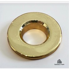 Gold Lavabo Yüzüğü Gold Lavabo Taşma Tıpası Metal Ürün Paslanmaz Gold Renk Gider Tıpası