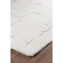 Valery Home Norway Vl Bukleli Premium Yumuşak Peluş Post Iskandinav Oturma Odası Salon Halısı 70619 - Krem