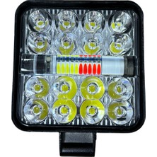 İzipec Mini 16 LED Çalışma Lambası Beyaz Off-Road (Kırmızı Flaşlı) 48W (12-24V Çalışır) Br 301 05 94