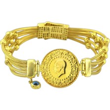 Altınkaynak 14 Ayar Altın Çeyrekli Bileklik  -  K206388