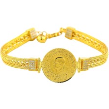 Altınkaynak 14 Ayar Altın Çeyrekli Bileklik  -  0201151