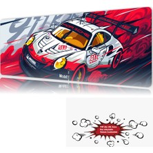 Urzuva Araba Modelleri 90X40 4mm Kalınlık  Premium Gaming Oyuncu Mousepad, Anti Slip Xxl Mouse Pad
