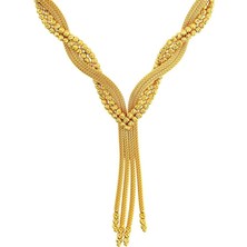 Altınkaynak 14 Ayar Altın Tasarım Gerdanlık  -  F005649